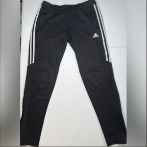 Adidas Climacool Women’s Medium Black Jogger Track Pants Zip Ankles Zip Pockets